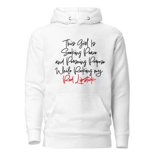 Rock Red Lipstick Hoodie